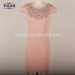 Crystal beads new style office prom fashionable big size evening dress dresses