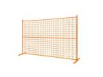 Powder Coated Temporary Mesh Fencing Panels 6ft X 10ft Portable Yellow Green Red