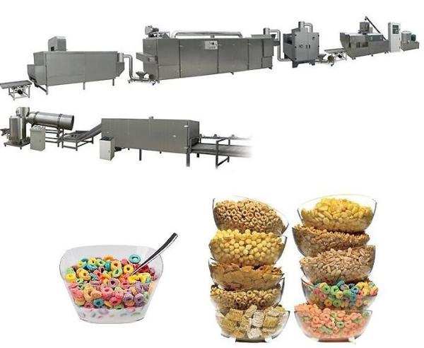 Multifunctional Extruder Corn Maize Flakes Breakfast Cereals Machine Production