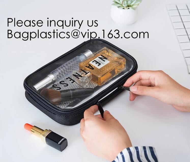 Waterproof PVC Cosmetic Pouch Wholesale Cheap Make Up Makeup Case Bag Travel Toiletry Pouch Organizer, bagease, bagplast