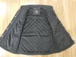 Black Long Padded Gilet Womens Quilted Vest Old Navy No Hood