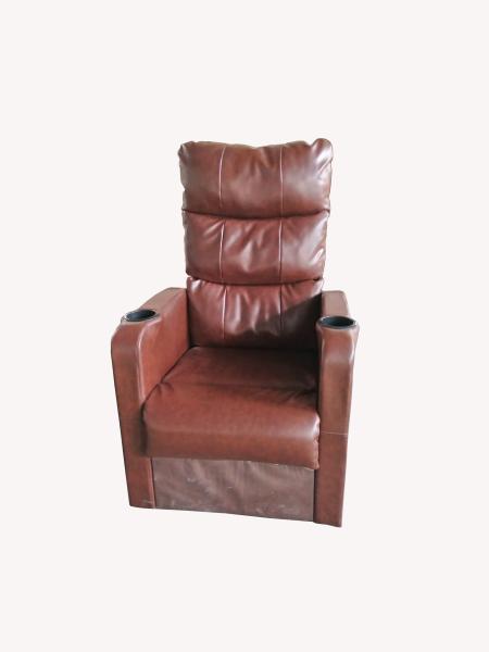 Eco Friendly Movie Theater Sofa , Stadium Seating Couch Furniture Fine