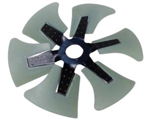 Quality Isuzu 6HK1 Excavator Fan Blades 6 Blades 4 Holes For Optimal Cooling Performance wholesale
