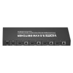 276x110x25mm 4K 4 x 1 HDMI DP KVM Switch