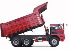 50 tons 6 by 4 tipper dump truck / tipper mining truck with 14.00R25 tyre for