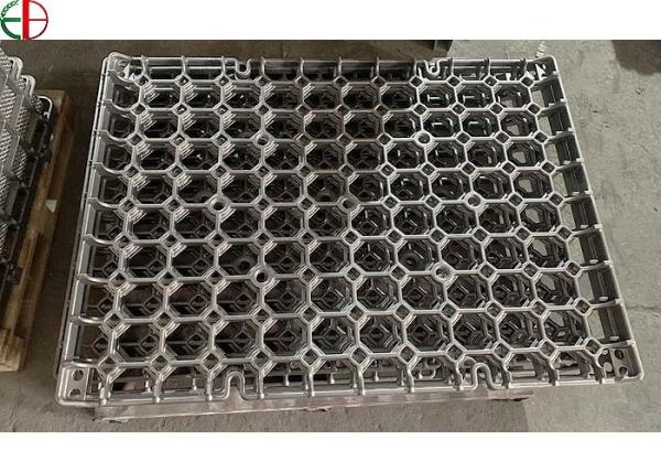Full Load Of Gears Onto Heat Treating Fixture Base Trays Heat Resistant Alloy