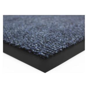 Quality Europe Vyna-Plush Doormat | 7h x 600w x 900d mm | Black/Blue wholesale