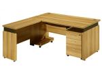 Fruit Wooden Grain Modular Office Furniture Melamine Faced Chipboard Material