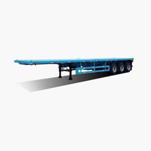 Quality 3 Axles 40FT Flatbed Semi-Trailer with BPW Axle 12t and Air Bag Spring Suspension for Efficient Heavy Cargo Transportation wholesale