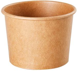 Quality 20 oz 591.4ml Dessert Ice Cream Yogurt Kraft Paper Coffee Cups wholesale