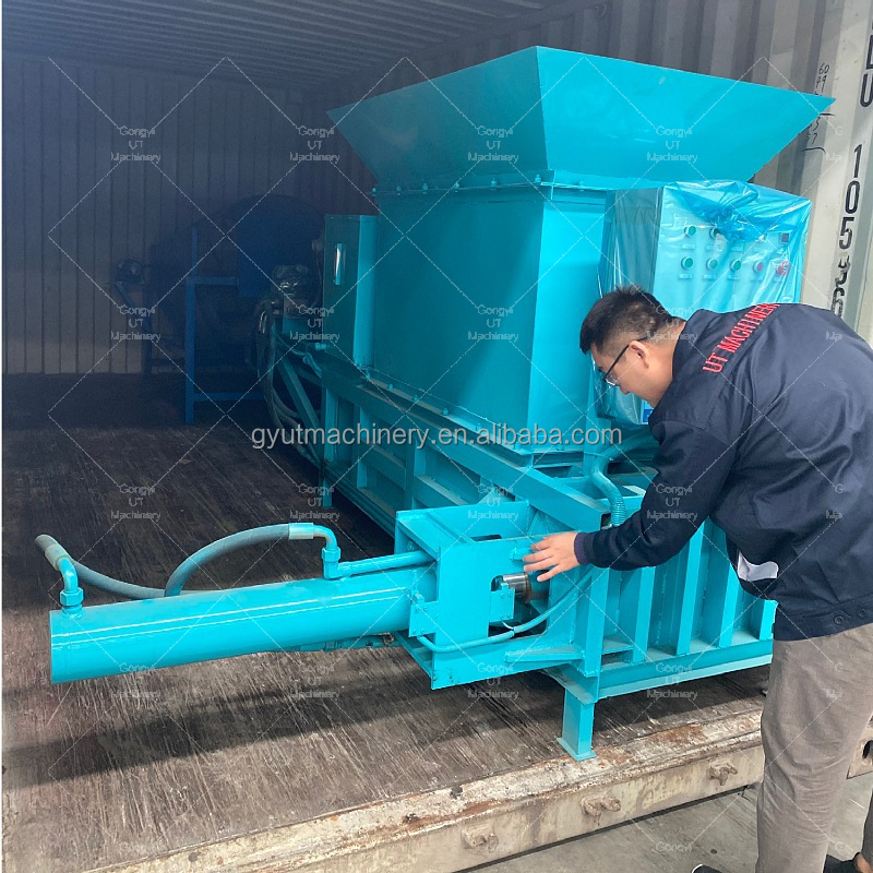 80-120 Bales High Capacity Alfalfa Hay Press Block Machine Leaves Straw Compress Baler