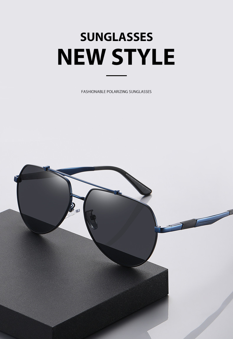 Anti Oxidant Coating Round Metal Sunglasses Polaroid Aviator Sunglasses