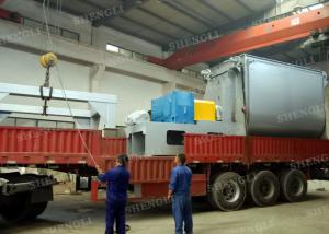 Quality 7.5kw-132kw Single Shaft Paddle Mixer For Dead Animal / Bones / Vegetable / Fruit wholesale
