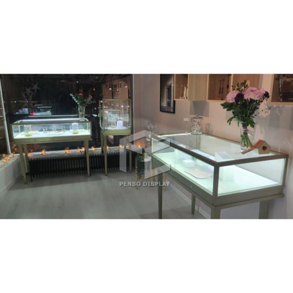 1200mm Long Elegant Jewelry Shop Furniture Display Counter Design 1050mm High