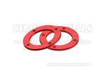 Silicone Flat Rubber Sealing Washers , Anti Oxidation Soft Rubber Gasket