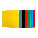 Polypropylene Corflute Sheet Corrugated Plastic Board Customized Lightweight