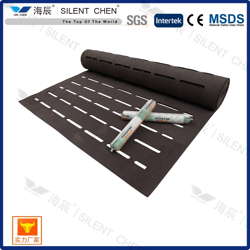 2mm Silent Walk EVA Hardwood Flooring Underlay With Hole