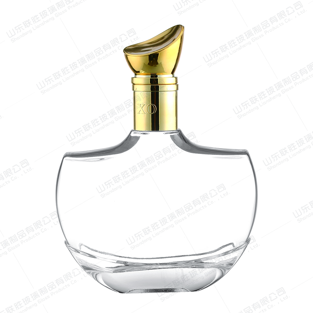 Custom Logo Glass Water Juice Wine Bottle Healthy Lead-free Glass Base Material Glass