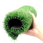 Non Infilled Fake Football Grass 25mm Artificial For Soccer 3 / 8''