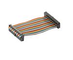 PBT 2.00mm IDC Socket 28AWG Flat Ribbon Cable Assembly
