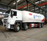Mobile Howo Propane Tank Truck / LPG Delivery Truck 8x4 36000 Liters ZZ1317N4667