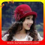 2960405 Sun Accessory customized winner trendy fashion wool felt clothe hats