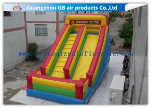 Quality Classics Inflatable Water Slides For Big Kids , Moonwalk Water Slide For Sports Jumping wholesale