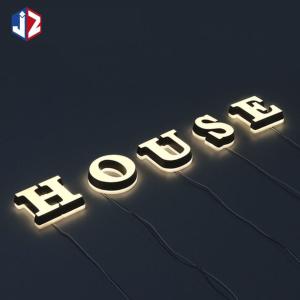 Quality Illuminated 3D LED Acrylic Signage Super High Brightness Anti Rust wholesale
