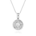 Luxury Design 18k Gold Lab-Grown Diamond Pendant White Diamond jewelry Big