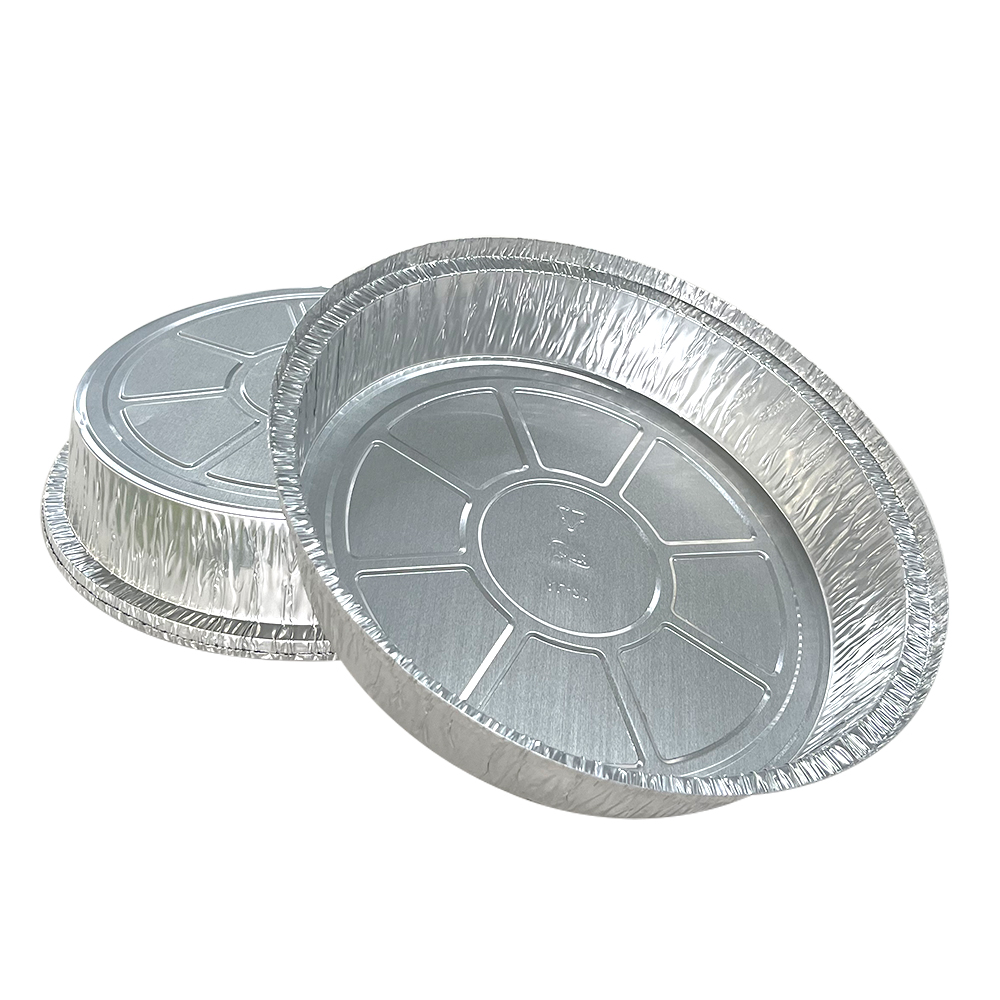 Disposable Aluminum Foil Pizze Pan with Material and Environmental Friendly Advantage