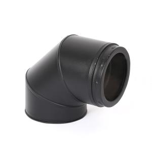 Quality Tee Fitting Black Chimney Pipe Components EN1856-1 Standard Stainless Steel Material wholesale