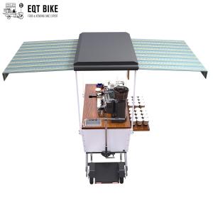 Quality Street Vending Coffee Bike Cart 350W Metal Tricycle Coffee Cart wholesale