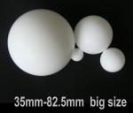 Industrial White PEEK Machined Parts Peek Valve Seat Abrasion Resistance