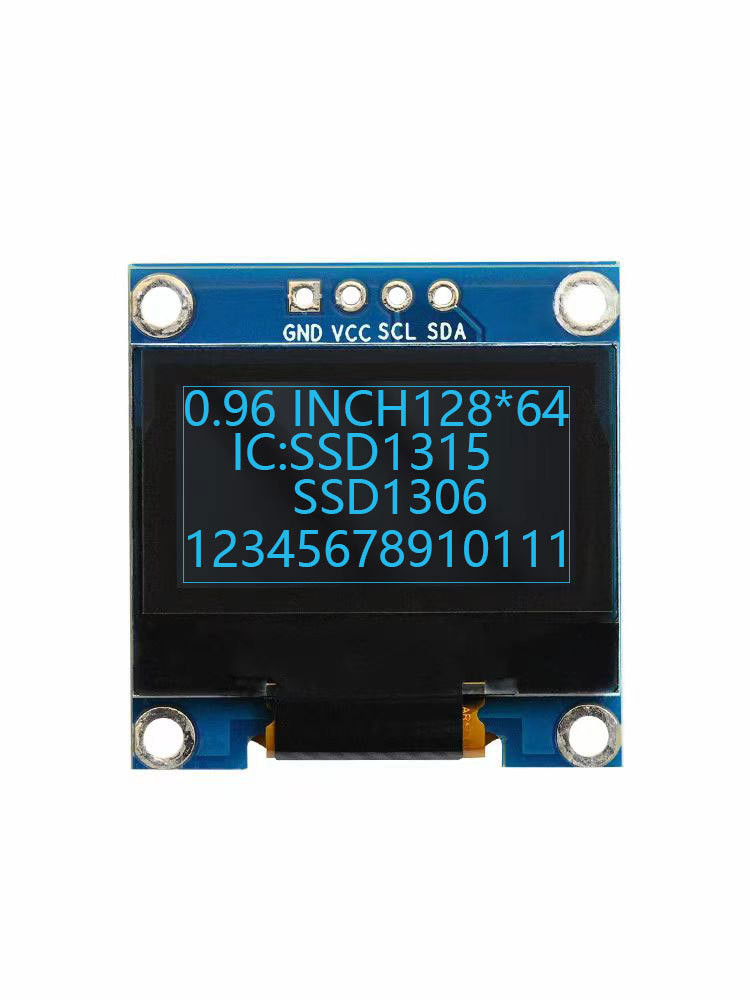1.3 Inch I2C OLED Display Module White Color 128x64 Resolution SH1106