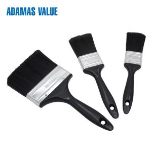 Quality No Hair Removal Wide Paint Brush , Tin Plate Ferrule Brush For Oil Based Paint wholesale