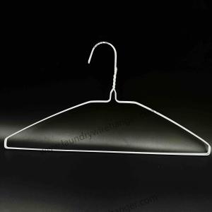 Quality 16inch Notched Shape Clothes Wire Hanger For Dry Cleaner wholesale