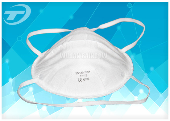 Disposable Hypoallergenic Face Mask Respirator / Filter Penetration At Least 94 % Of Airborne Particles