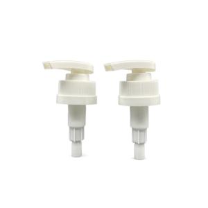 Quality Cosmetic Lotion Dispenser Pump 28/410 28/400 Ratchet Safety Closure 1.9ml Dosage wholesale