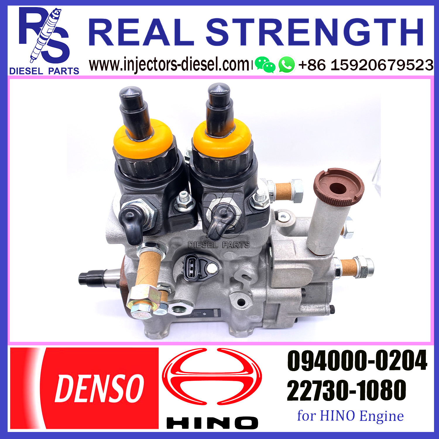 DENSO pump Fuel Injection Pump 094000-0204 094000-0200 Engine Fuel Pump For HINO 22730-1080 22730-1081 22730-1090