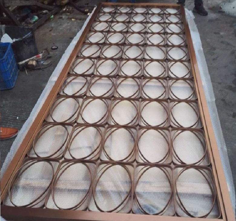 Laser Cutting Aluminium Decorative Interior Metal Etched Wall Panels