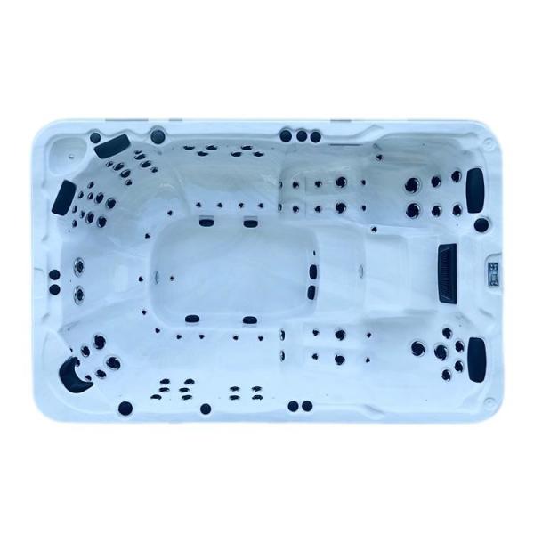 Luxury 8 Seats Balboa Acrylic Whirlpool Swim Spa Outdoor Massage Endless