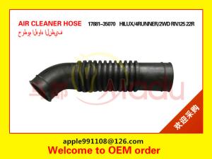 Quality Auto Parts Turbo Air Intake Hose , OEM 17881-35070 Air Cleaner Tube wholesale