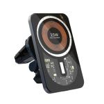 15W Aluminum Alloy Magnetic Car Phone Holder Lightweight Wireless