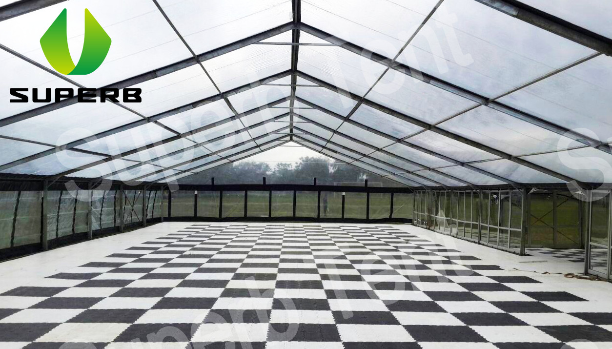 Clear Wedding 10m To 60m Aluminum Frame Tents Different Color For Choosing