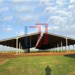 Modern Light Steel Frame Horse Barns , Steel Structure Building Cattle Shed