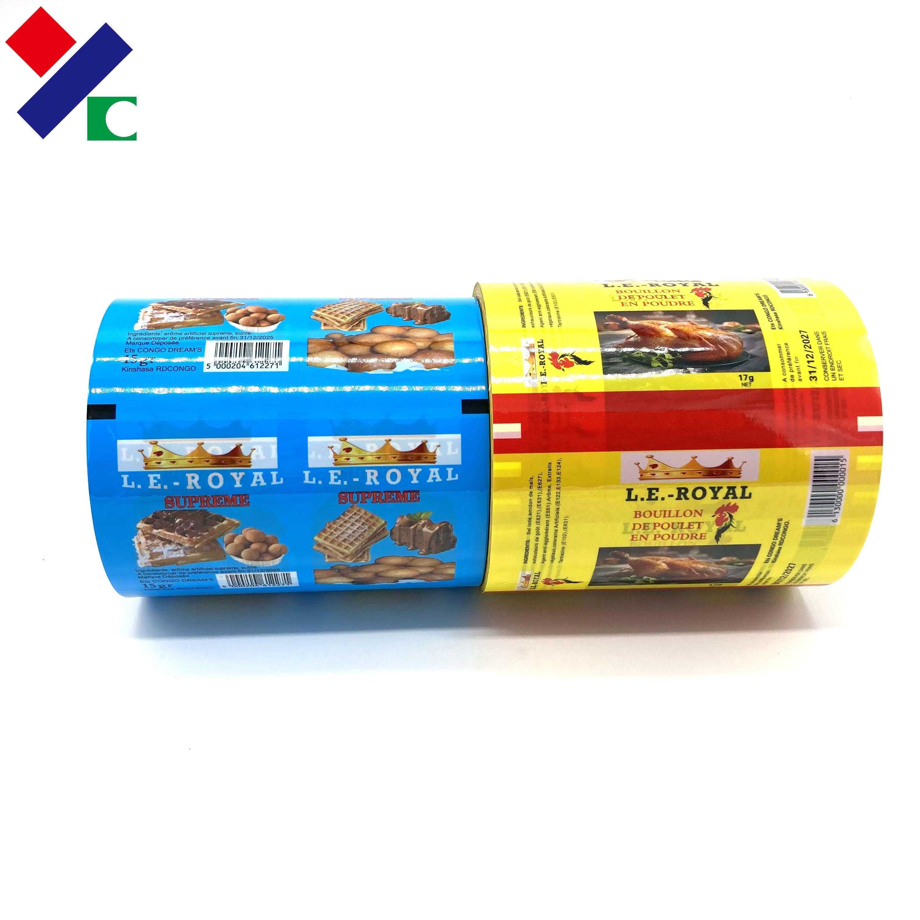 Vacuum Sachet Film Roll Packaging Materials Instant Noodles Bag 85G