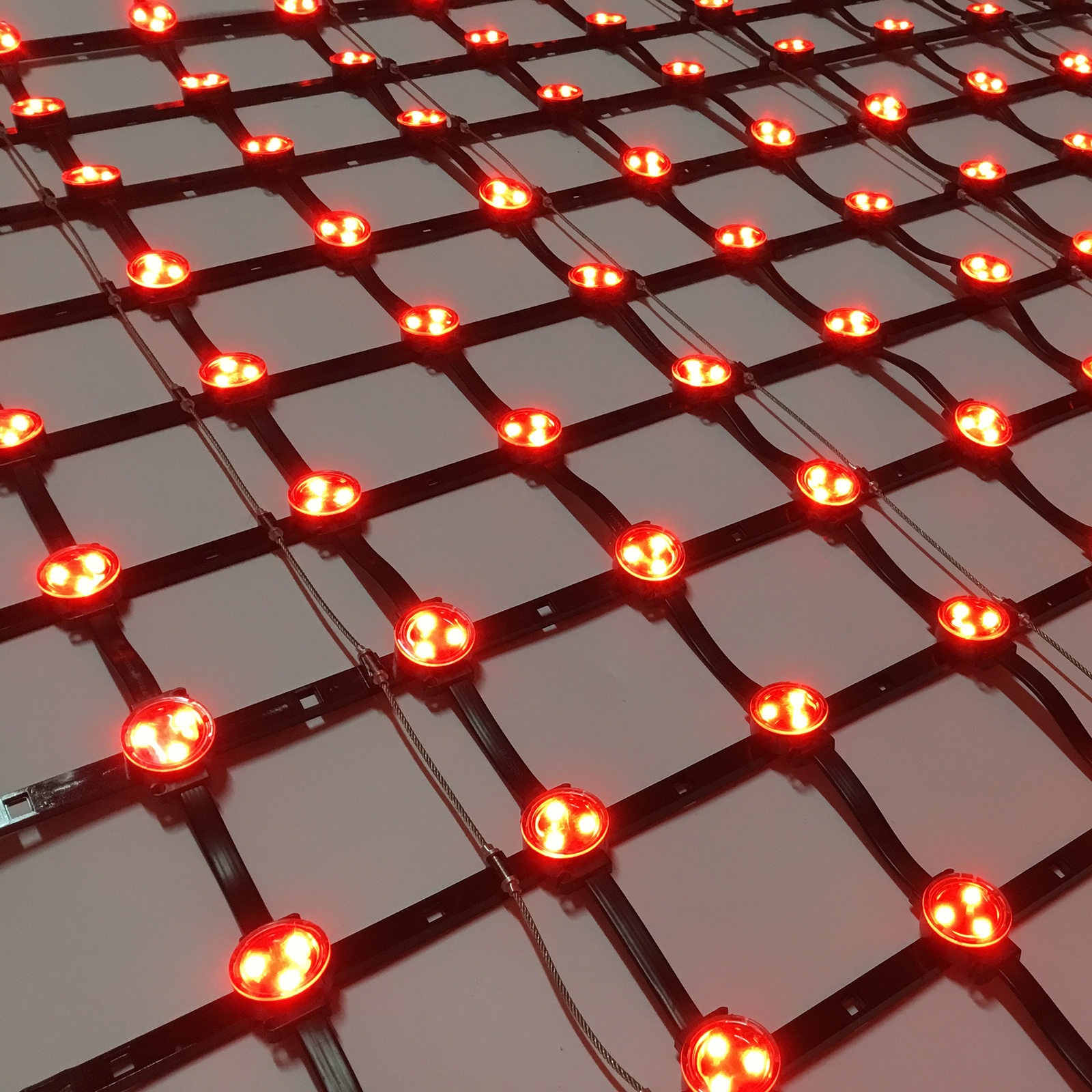 Indoor P100 Flexible LED Mesh Screen Display LED Dot Light Transparent