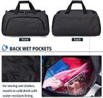 Duffle Large Waterproof Swimming Bags With Shoes Compartment Weekender Overnight