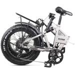 High Torque Folding Electric Fat Tire Bike 500W With 20 Inch LCD Display
