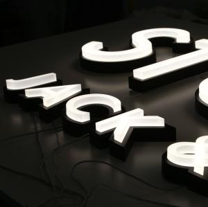 Quality Outdoor Custom Laser Cut Metal Logo Signs Light Up Sign Board HIGHSPAN wholesale